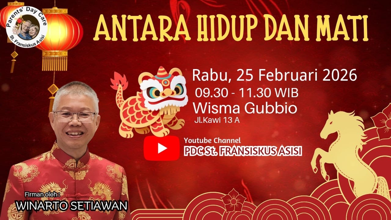 PDC Online  (PDC St Fransiskus Assisi) Spesial Imlek 25 Februari 2026