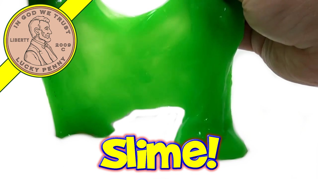 Play With Green Slime In Oil Drum Barrel - Fun With Slime