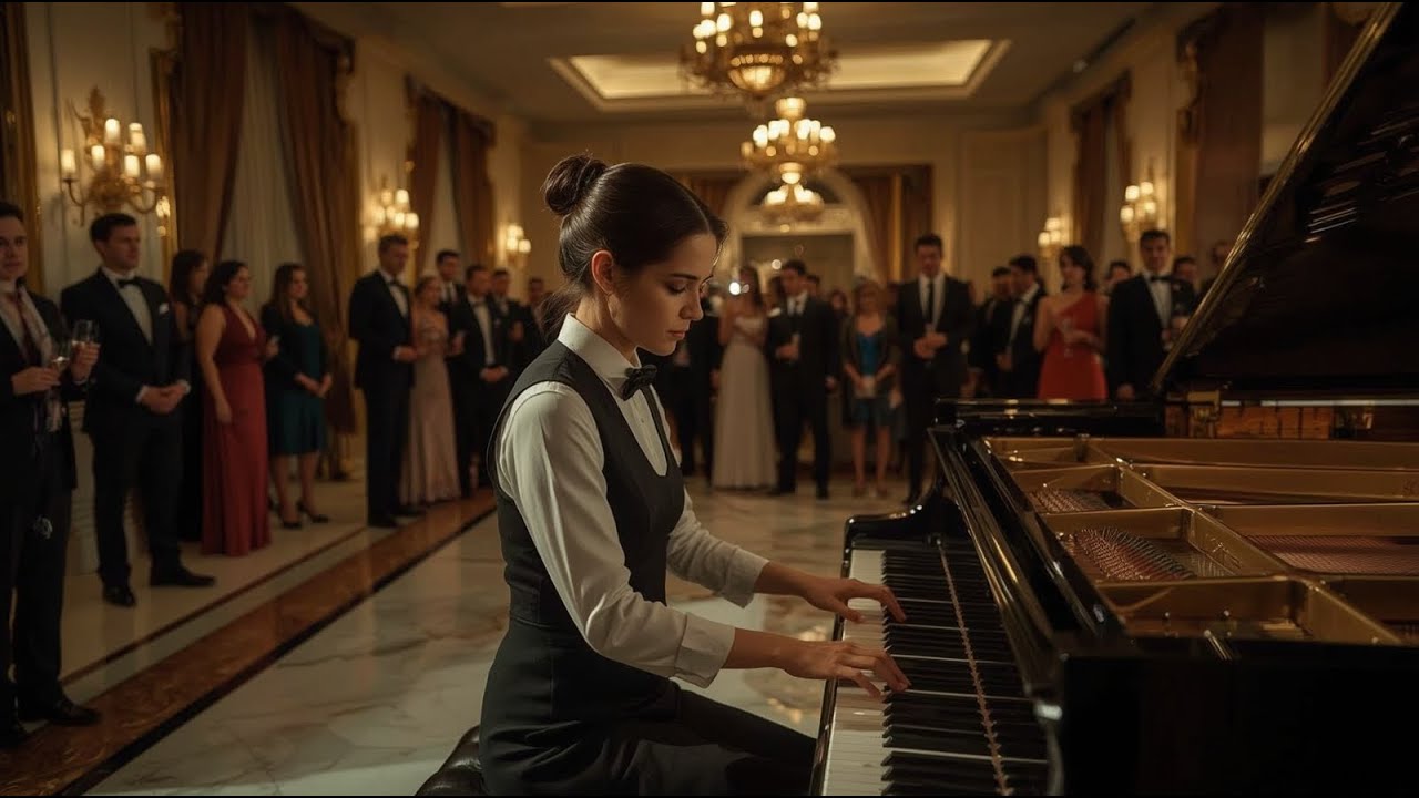 They Saw Only a Waitress—Until Her Piano Stunned the Rich and Famous