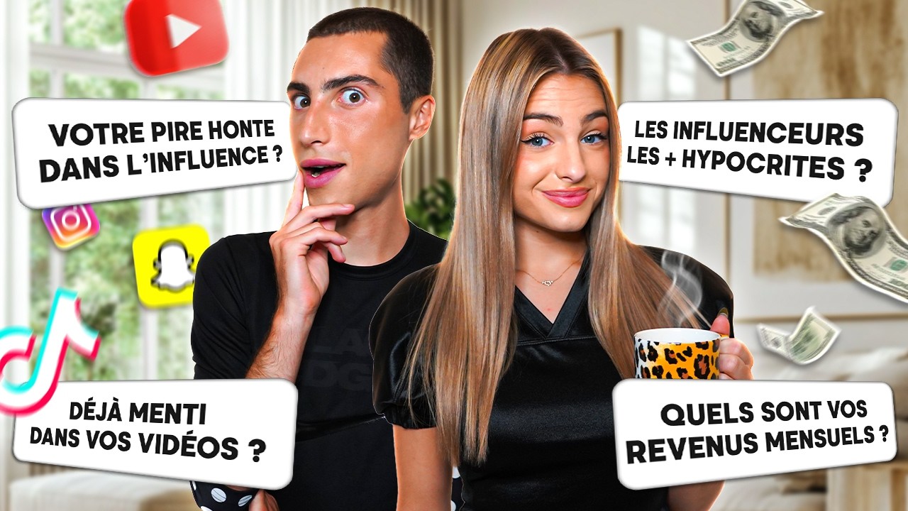 ON VOUS DIT TOUT SUR LES DESSOUS DE L'INFLUENCE !