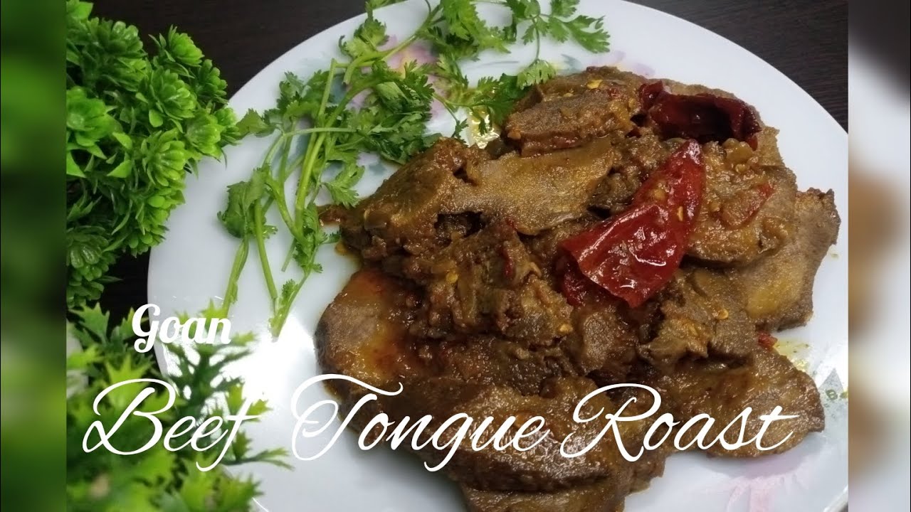 Goan Beef Tongue Roast 🍖 || Beef roast Recipe