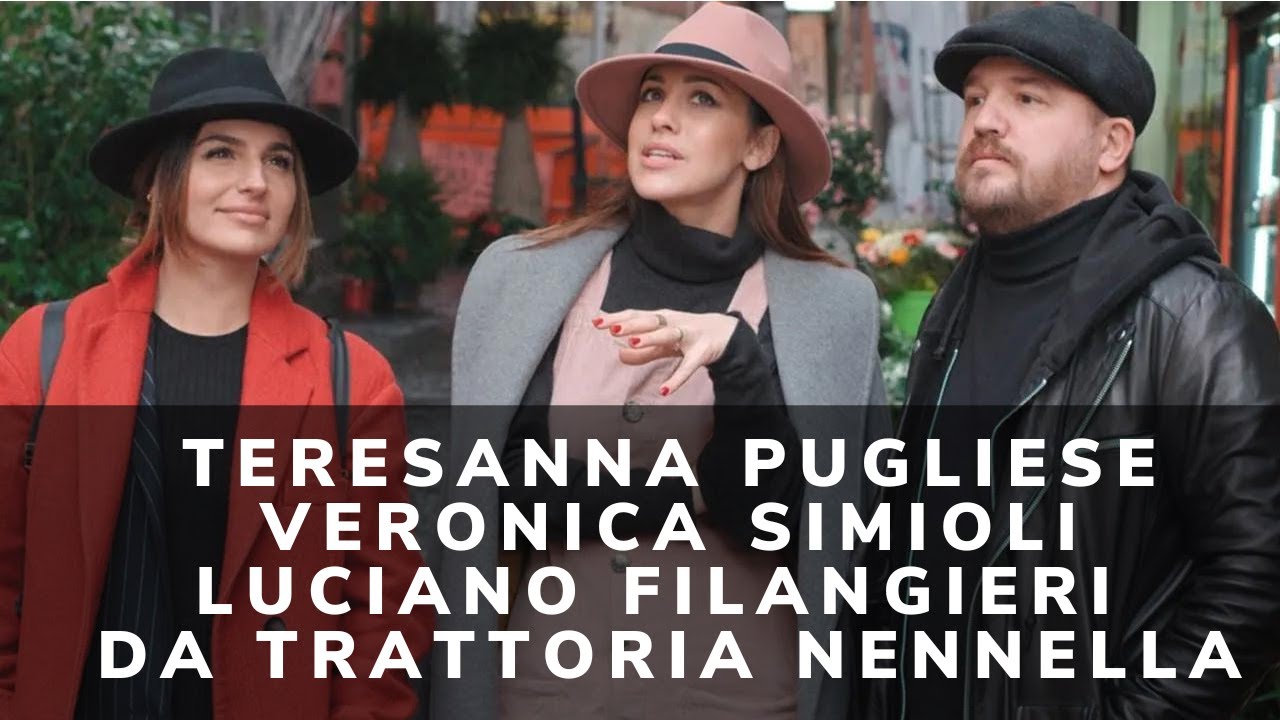 Teresanna Pugliese, Veronica Simioli e Luciano Filangieri da Trattoria Nennella