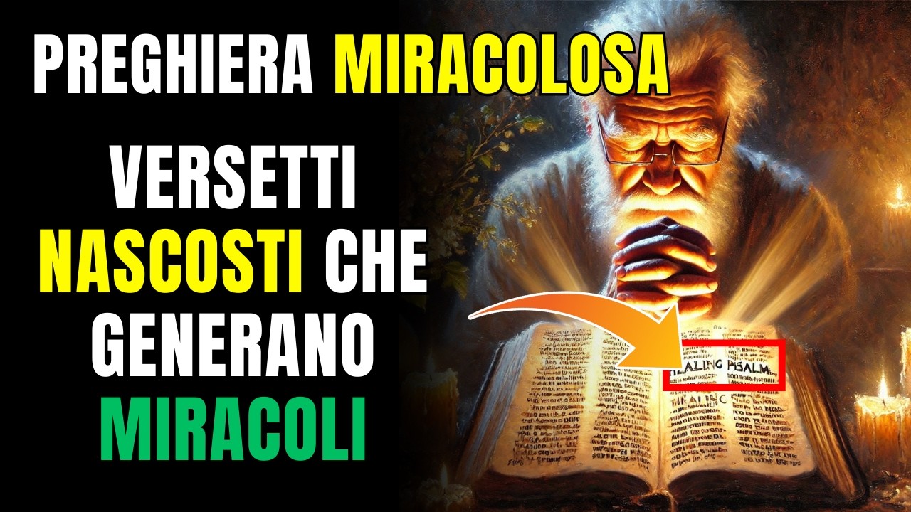 Preghiera Potente con 7 Versetti più Potenti della Bibbia per GUARIGIONE e Miracoli!