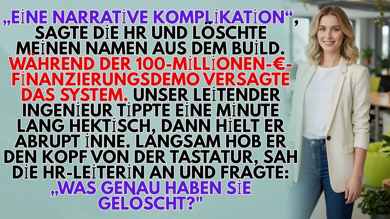 Die Personalabteilung löschte meinen Zugang – ich leitete ihren 100 Mio. € Zusammenbruch ein