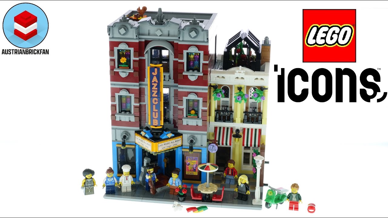 LEGO Icons 10312 Jazz Club - LEGO Speed Build Review