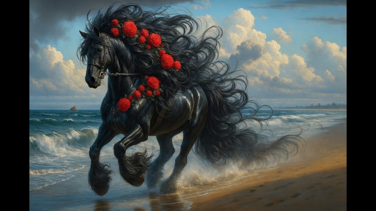El caballo canta con el mar