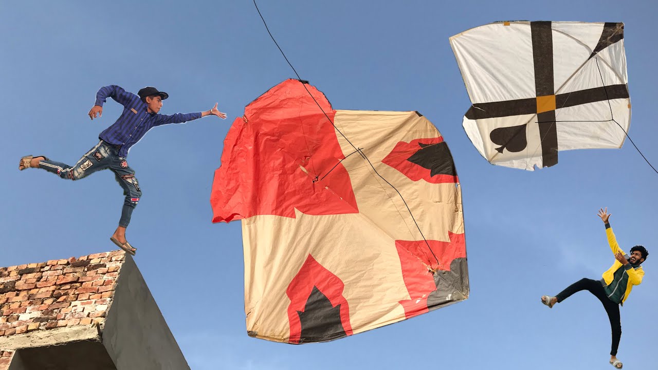 Big Kite Video Kite Flying Challenge | Kite Caught | Patang bazz
