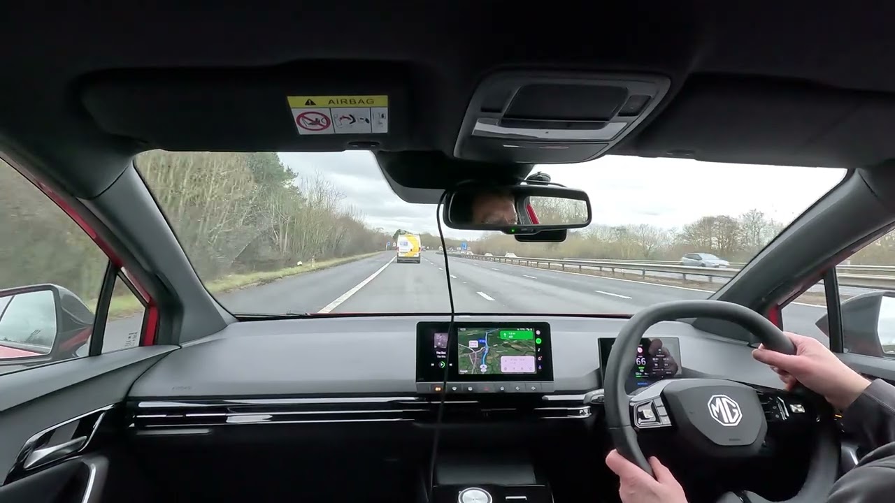 MG4 EV Real World 70mph motorway long journey range test - 160 mile round trip New Forest - Heathrow