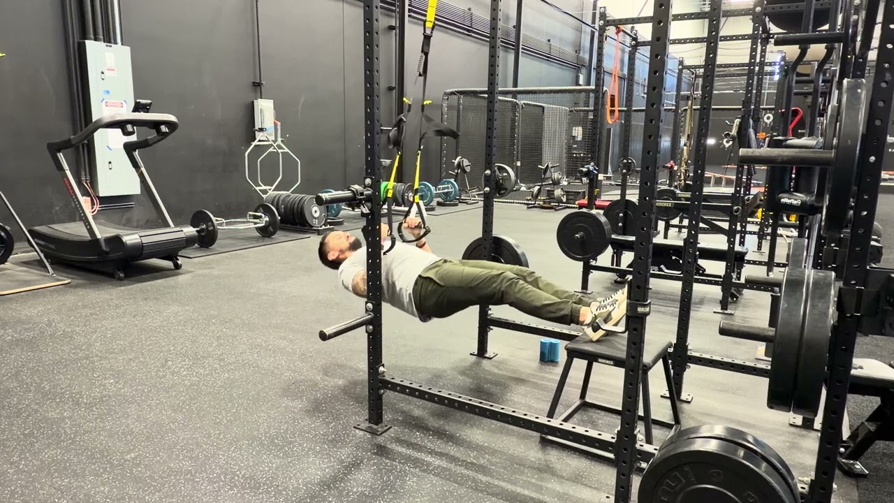 Feet Elevated TRX Row 
