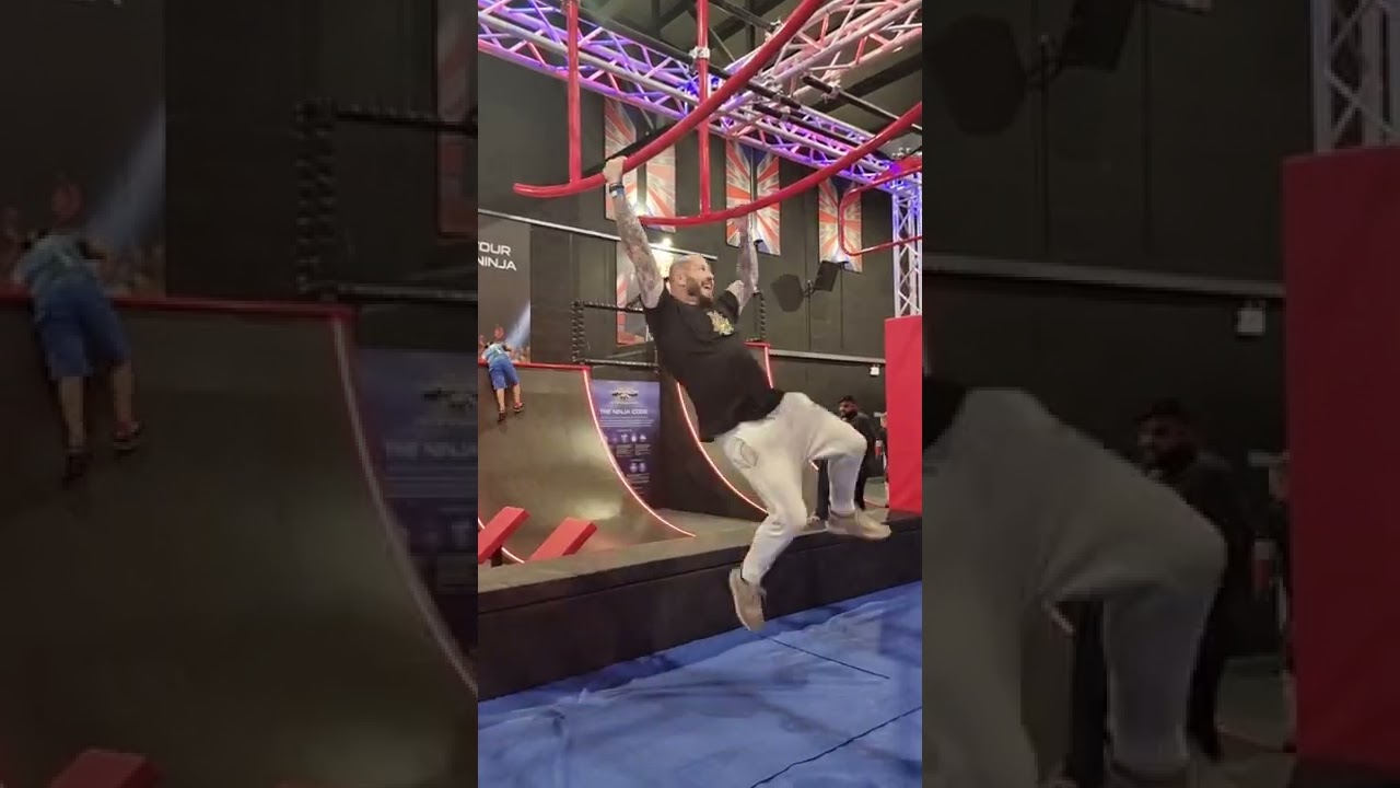AC_wheels tried out Ninja warriors in Walsall. NO Editing of this video!