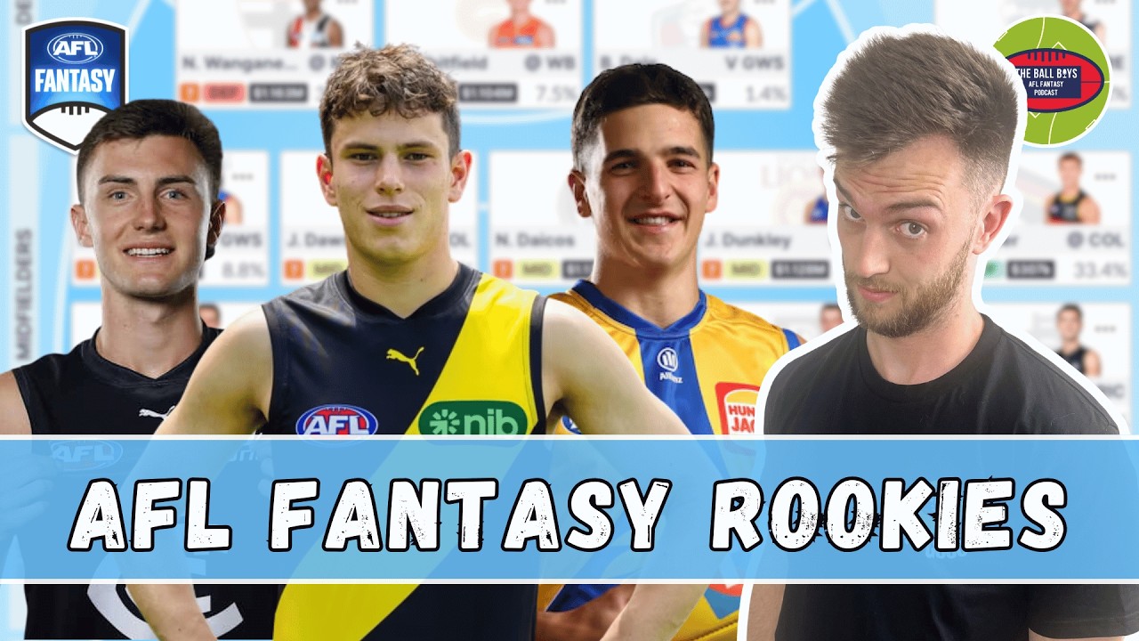 Must have Rookies and Cash Cows for AFLFantasy 2026