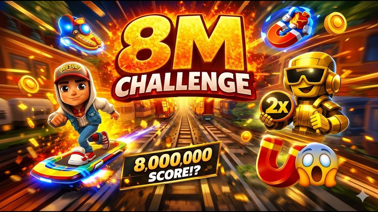 CANLI 🔴 8M SKOR CHALLENGE 🔴 SUBWAY SURFERS