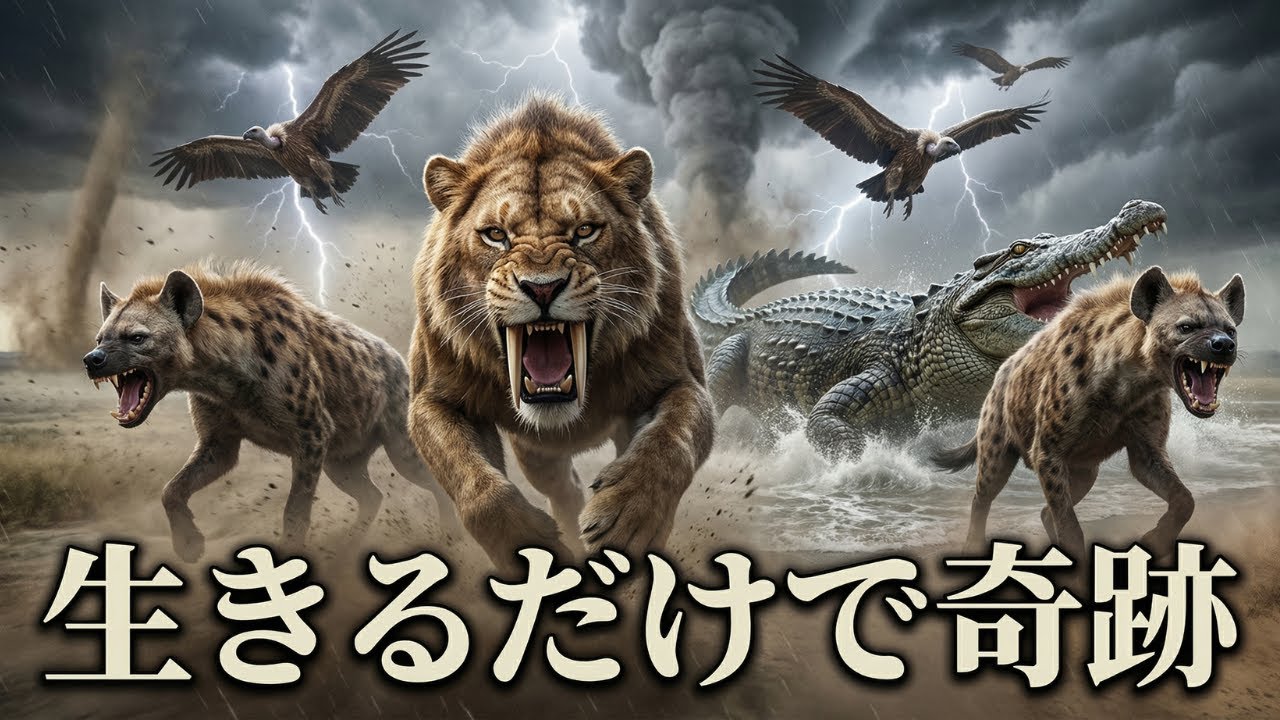 200万年前、人類は最弱だった｜地球史に刻まれた古代生物の過酷な進化ドキュメンタリー