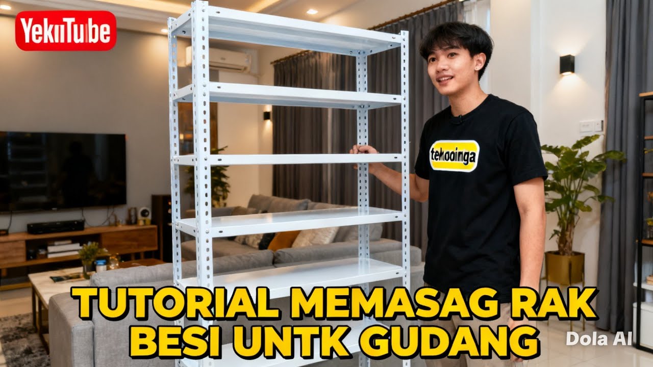 Tutorial Memasang Rak Besi untuk Gudang