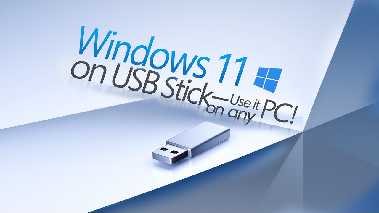 Create a Portable Windows 11 on a usb Stick  ( Run It on Any PC! )