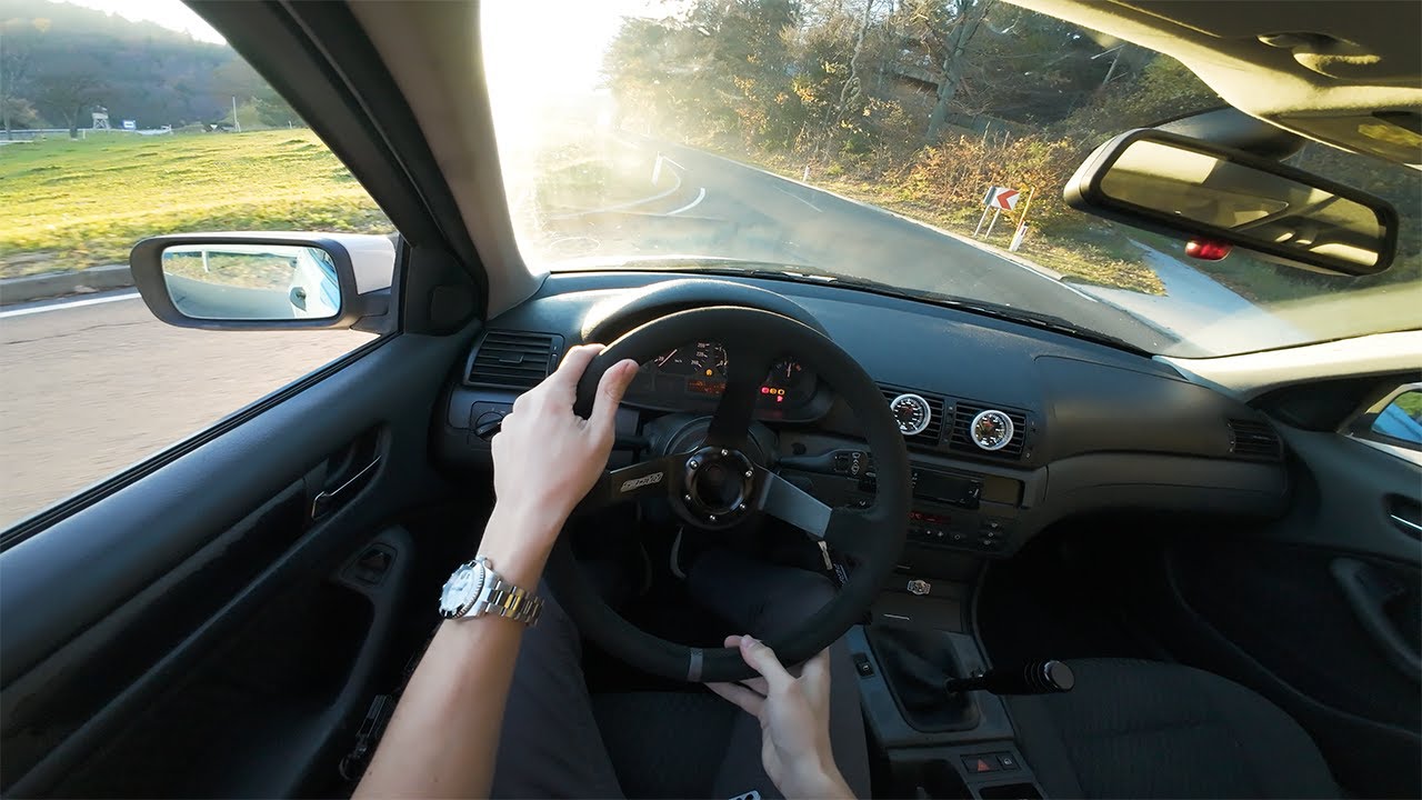 E46 328i FIRST POV DRIVE AFTER SWAP!