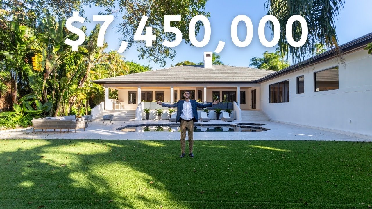 Exceptional $7.45 Million Miami Estate in the highly desired community of Cocoplum in Coral Gables!