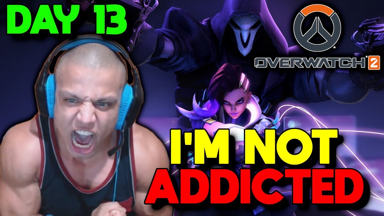 TYLER1 PLAYS OVERWATCH 2 - THE LEAST ADDICTED PLAYER - DAY 13