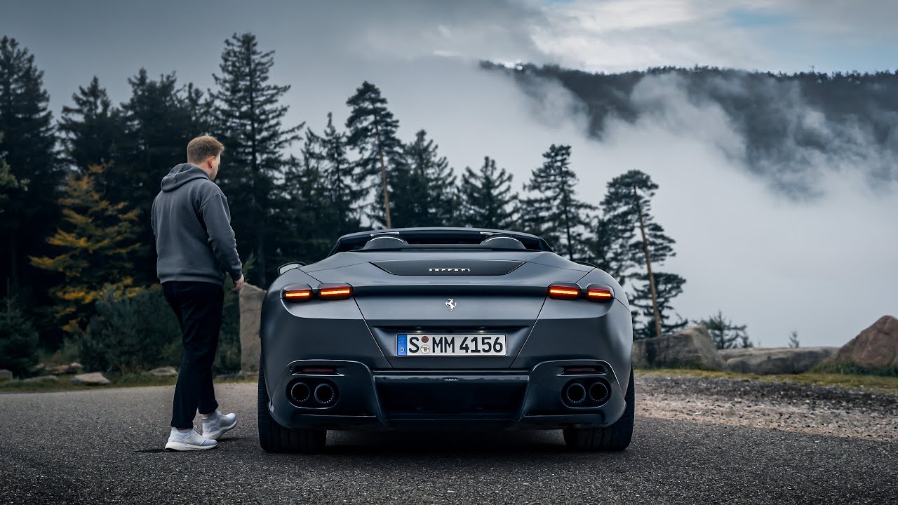 Ferrari Roma Spider Black Forest Drive | RAW Sound & Drive