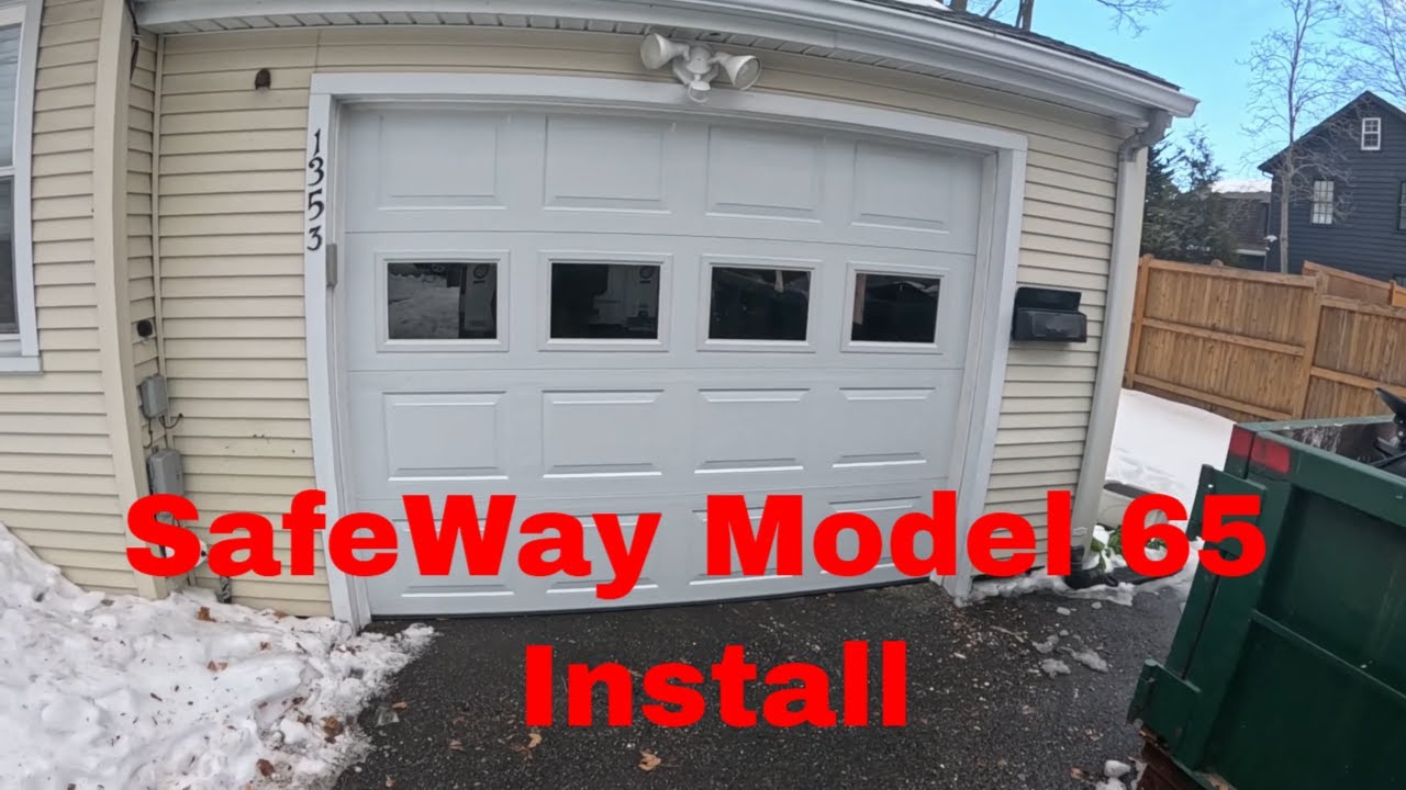 Safeway Model 65 Garage Door Replacement | Watch Me Work