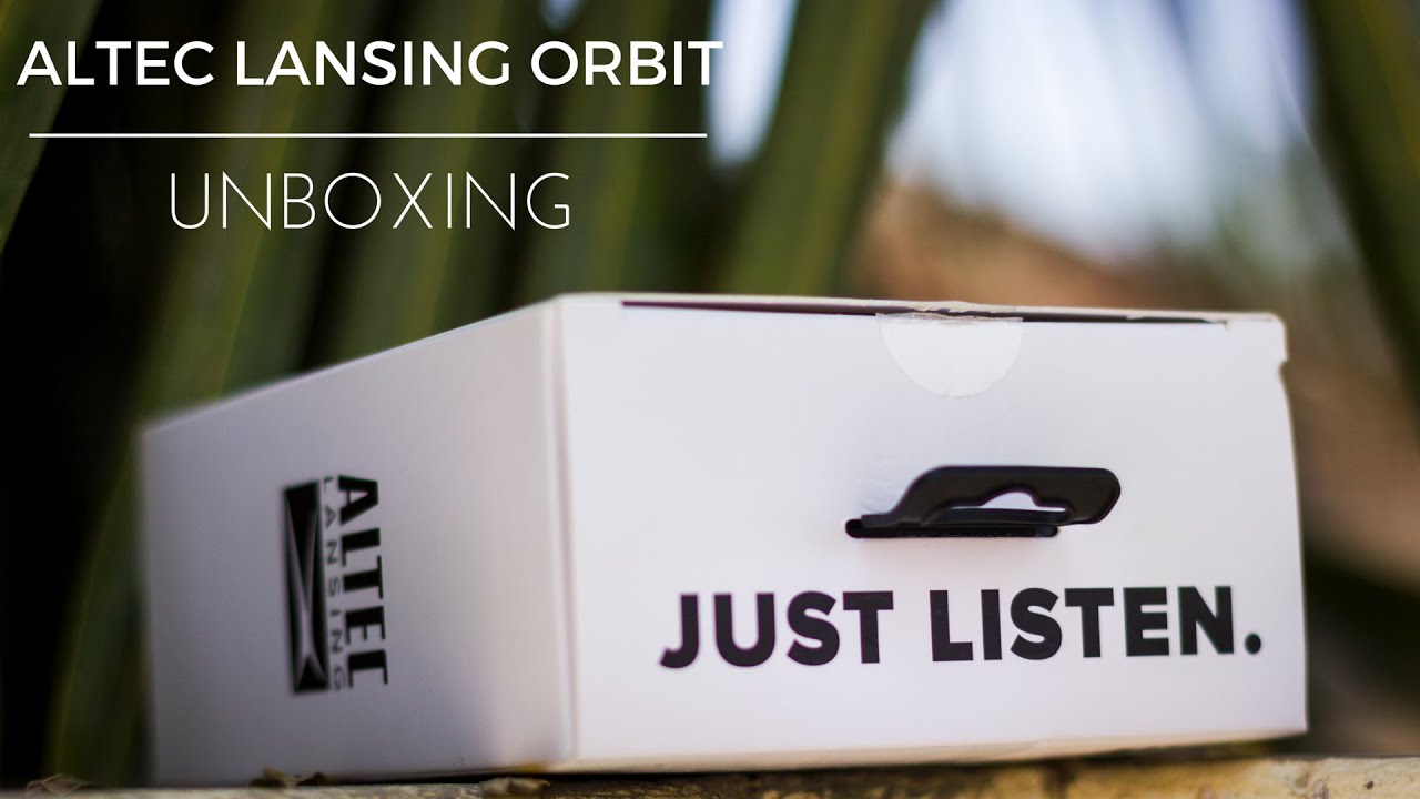 Altec Lansing Orbit Bluetooth Speaker Unboxing