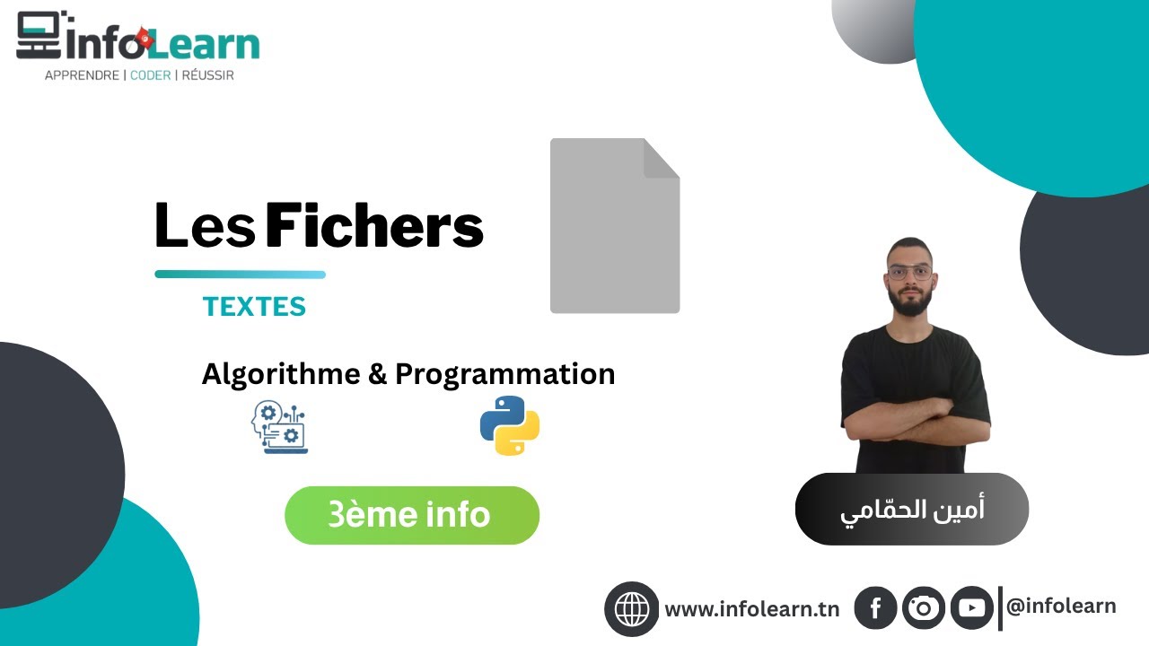 Les fichiers textes en Algorithmique et Python ( 3ème info| bac info )