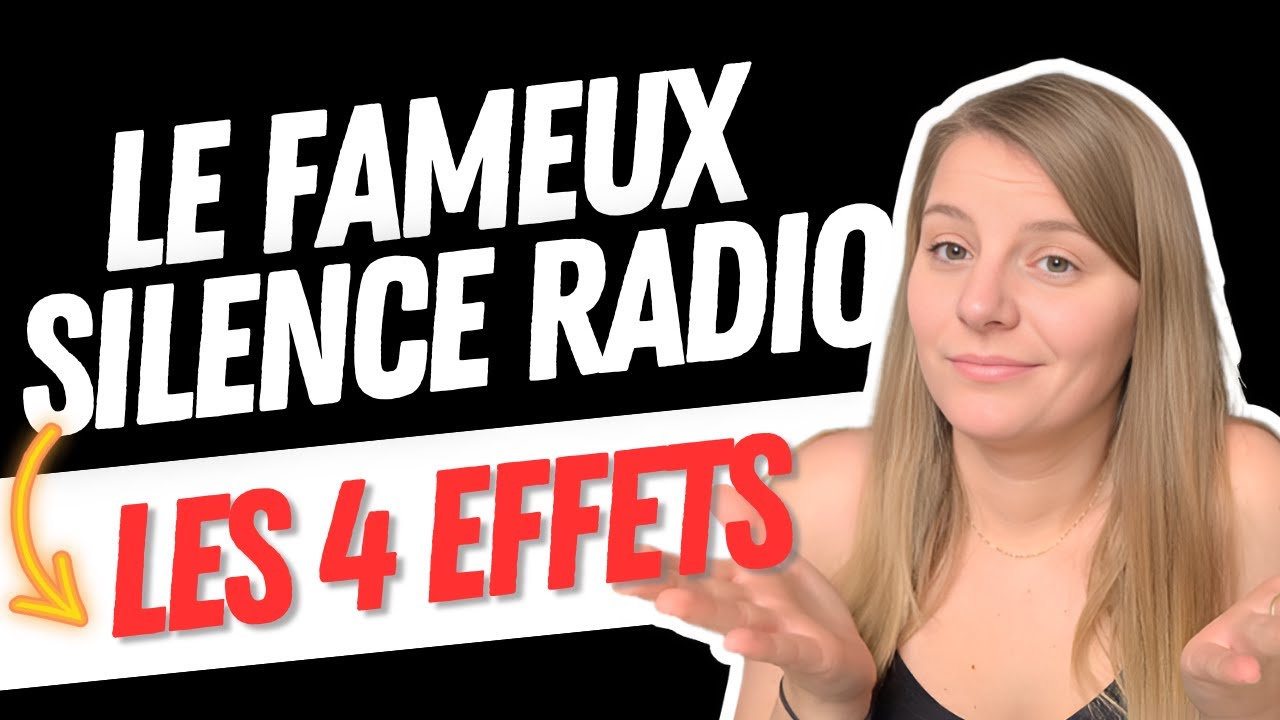 L'effet terrifiant du SILENCE RADIO sur ton ex