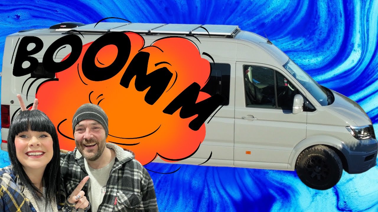 Our first Explosion! | Winter Van Life