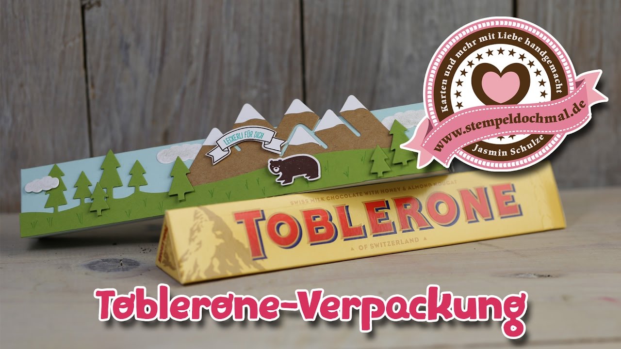 Tutorial: Toblerone-Geschenkverpackung mit Produkten von Stampin' Up!