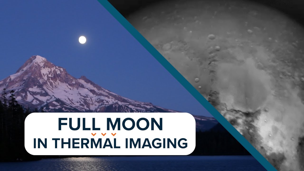 Full Moon in Thermal Imaging