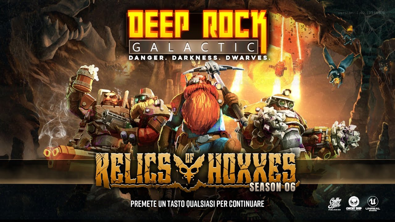 Deep Rock Galactic [ITA] SEASON 6 RELICS OF HOXXIES ! Esploriamo le nuove profondità ep. 1