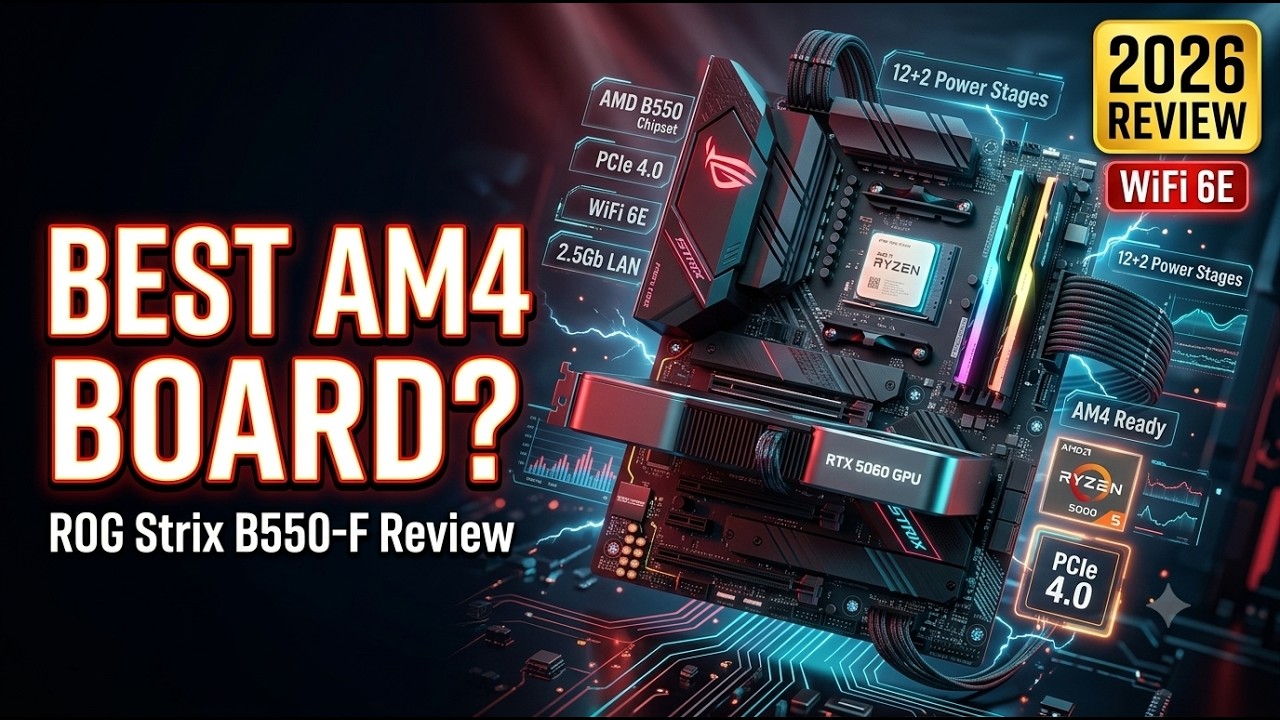 Best AM4 Motherboard Under $150? ASUS ROG Strix B550-F Gaming WiFi Review 2026