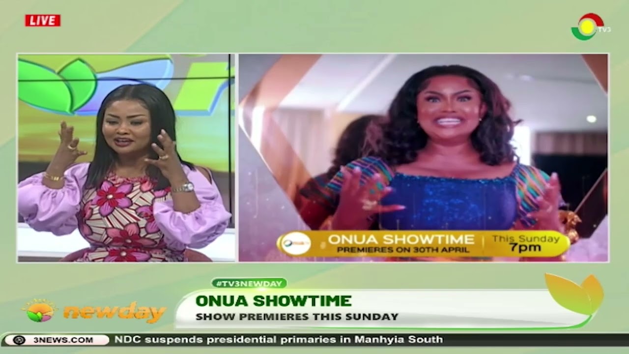 Mark Your Calendars: Nana Ama McBrown's Onua ShowTime Premiere this Sunday