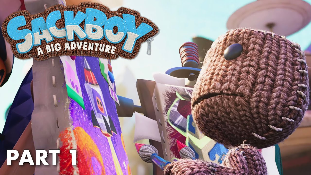 Sackboy: A Big Adventure - Part 1 Gameplpay Playthrough - PS5 4K 60FPS
