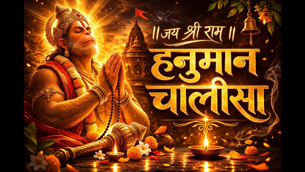 Listen Hanuman Chalisa Daily 🙏 | हनुमान चालीसा | Powerful Bhakti Song |  Jai Hanuman.