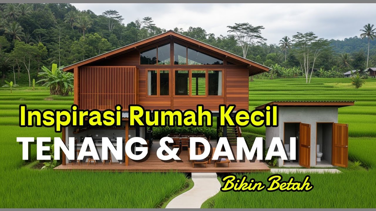 WOW MENAKJUBKAN ! 60 Inspirasi Rumah View Sawah Hijau, Menyatu dengan Alam yang Indah dan Damai
