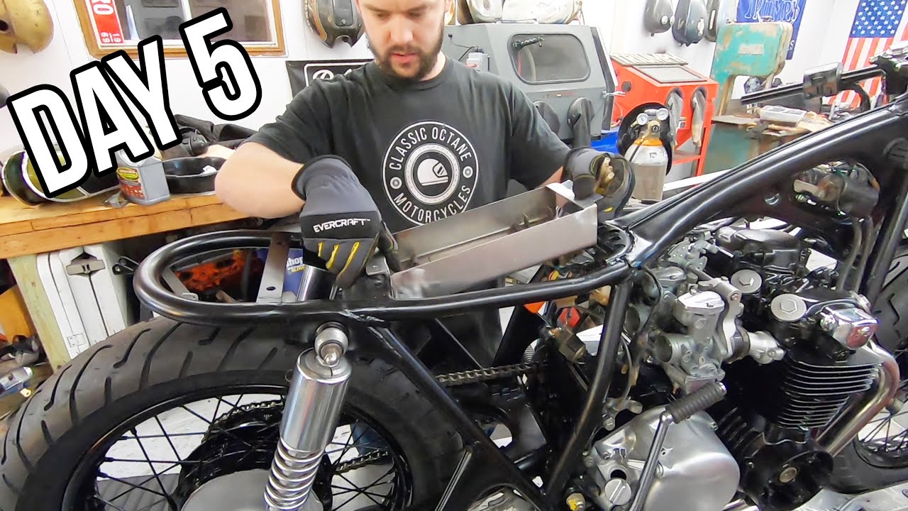One week CB550 build: Day 5