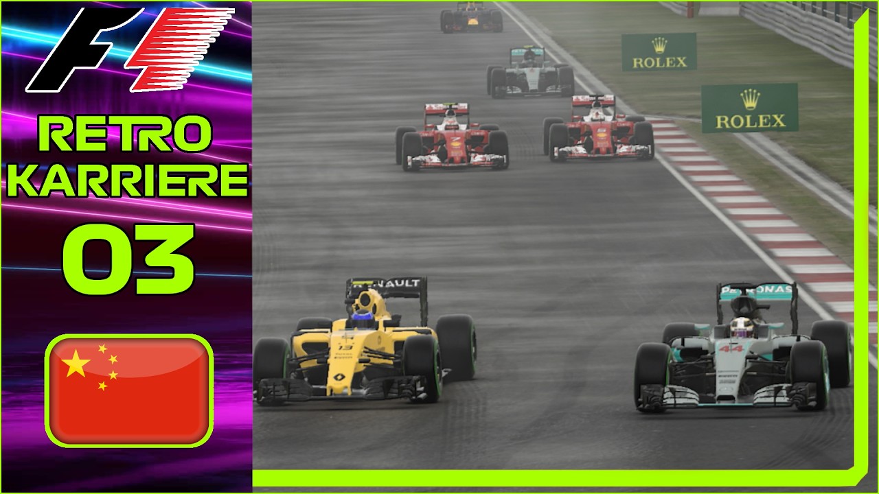 🌧️ DOMINANZ im Regen von China! Ferrari & Mercedes crashen sich raus!? 💥 | F1 Retro Karriere #3