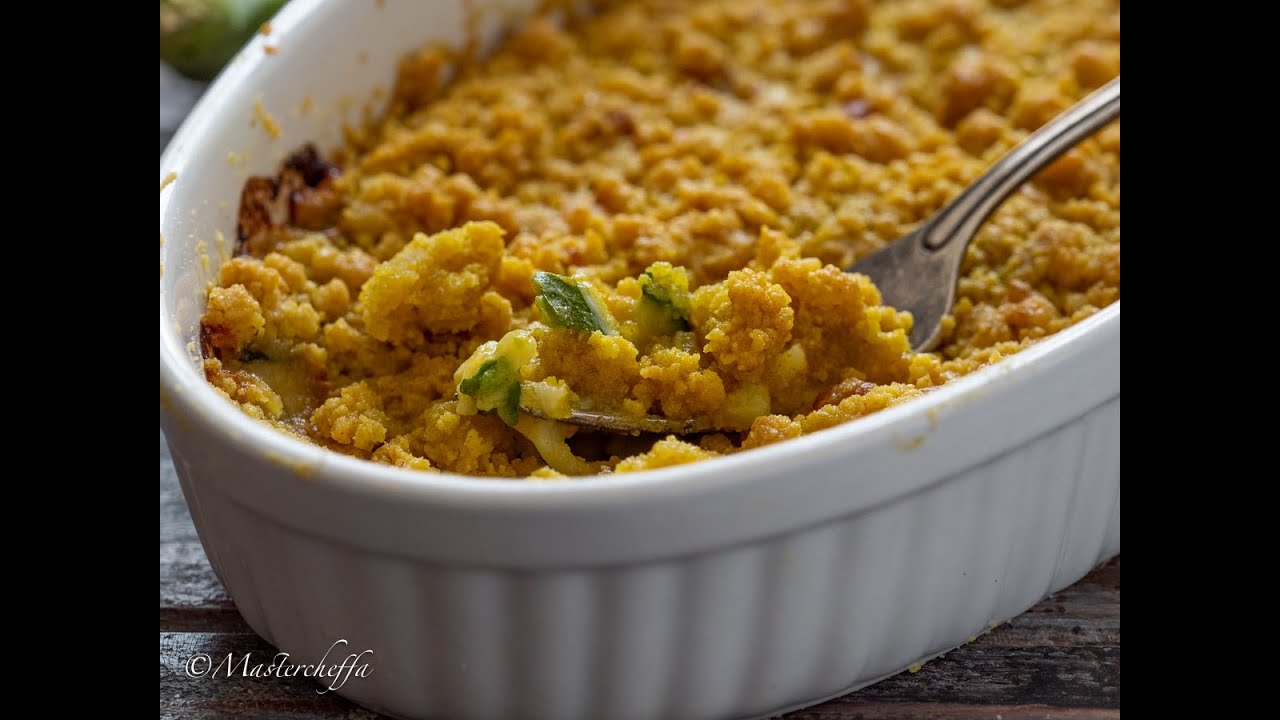 Crumble di zucchine al profumo di curry