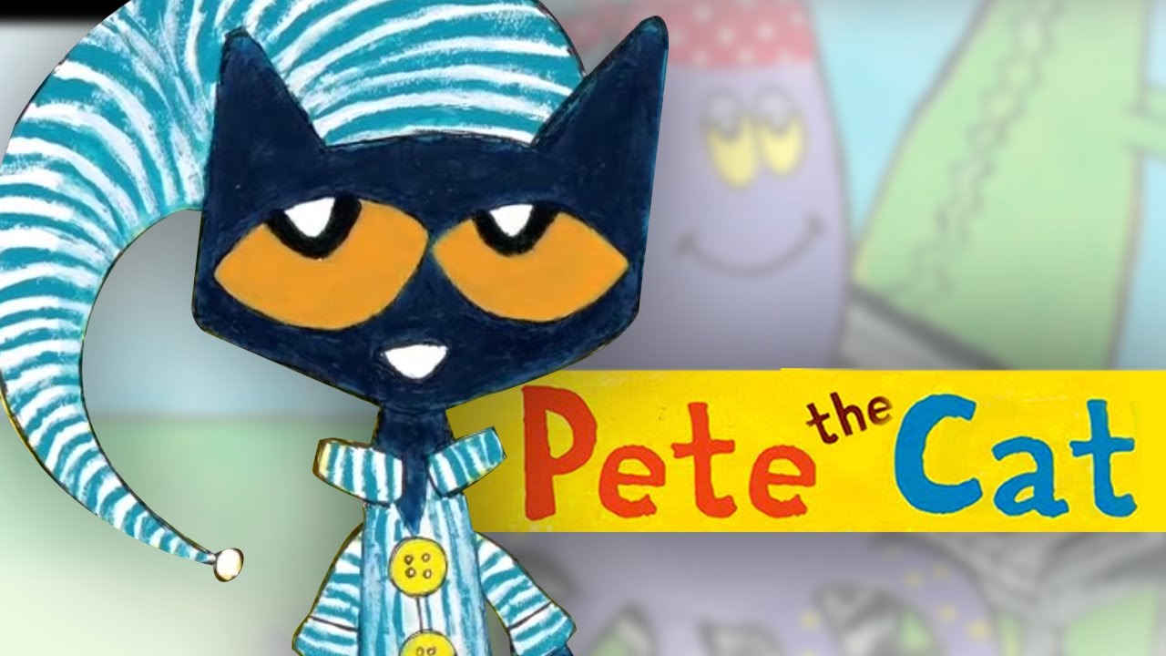 PETE THE CAT & The Bedtime Blues | Book Trailer | Pete's Nightly Routine!