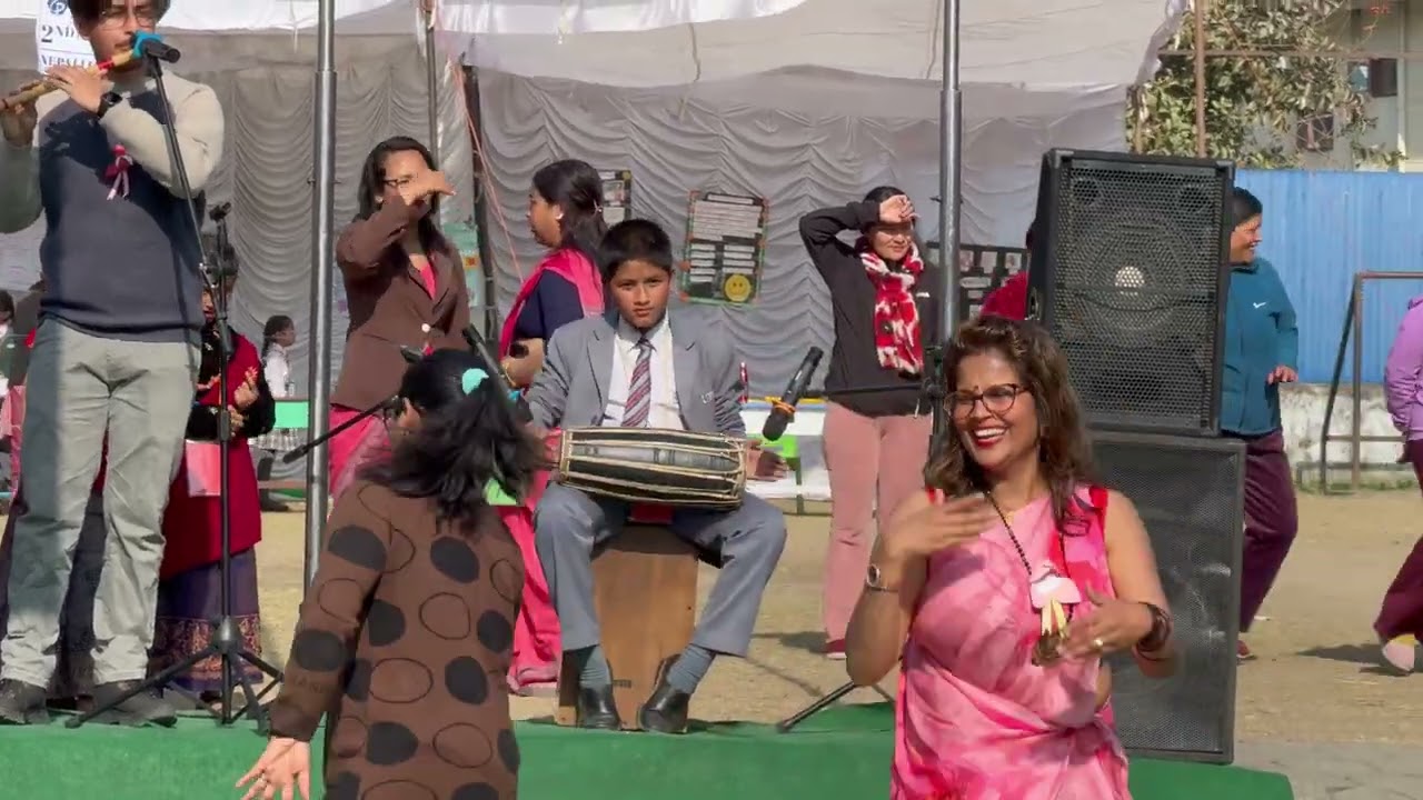 Global Pathshala Education Expo 8 feb 2025 flute session by teacher nepali song sodha rama lai