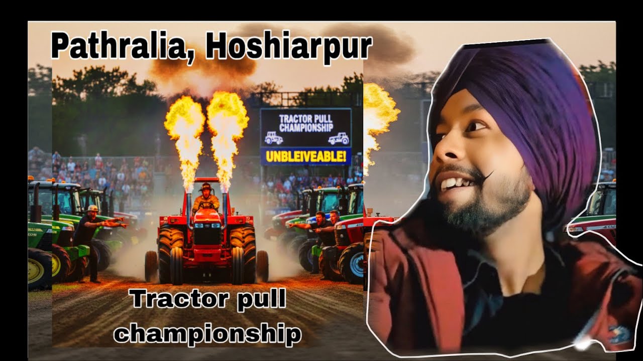 I experienced Tractor trolley Pull championship🚜! ( Pathralia, hoshiarpur Punjab)