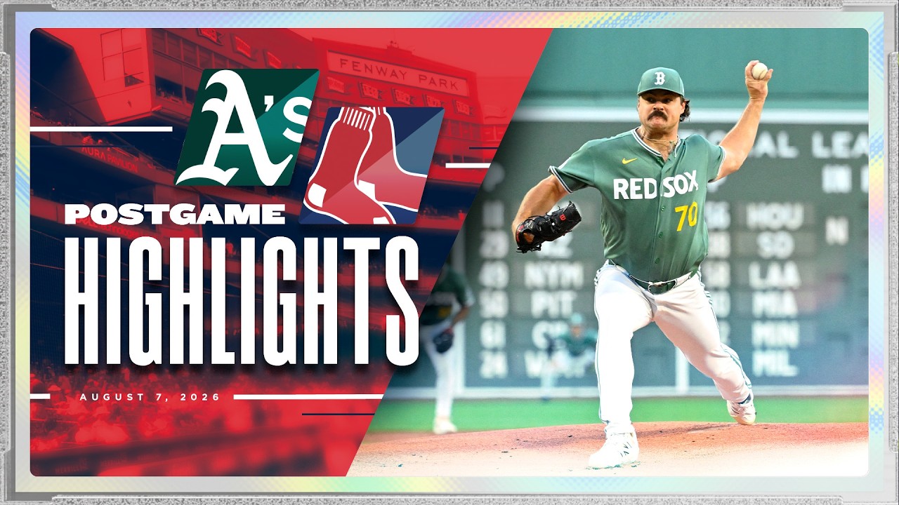 RED SOX HIGHLIGHTS: Red Sox vs. Athletics - Payton Tolle Collects Career-High 14 Strikeouts