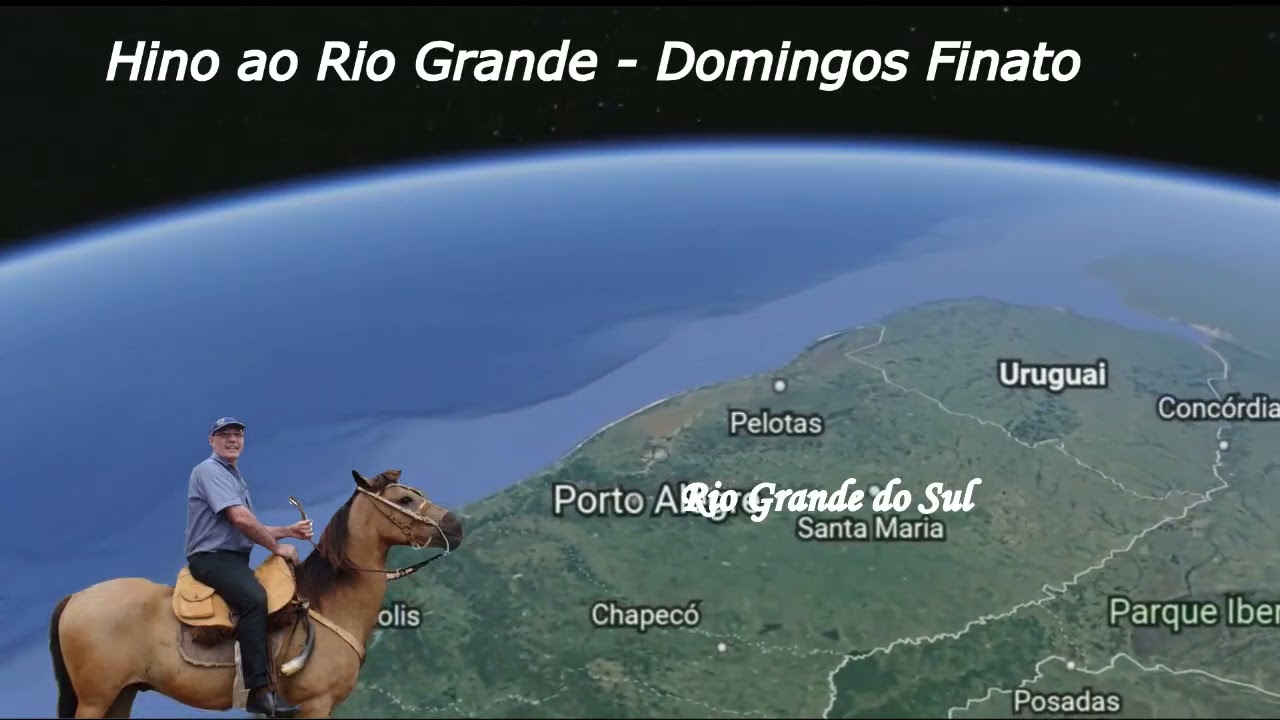 Domingos Finato - Hino ao Rio Grande, de  Paixão Côrtes e Simão Goldman