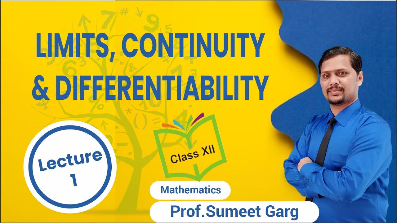 Limits Continuity & Differentiability | Definition Of Limits | Existence Of Limits |12th Mathematics