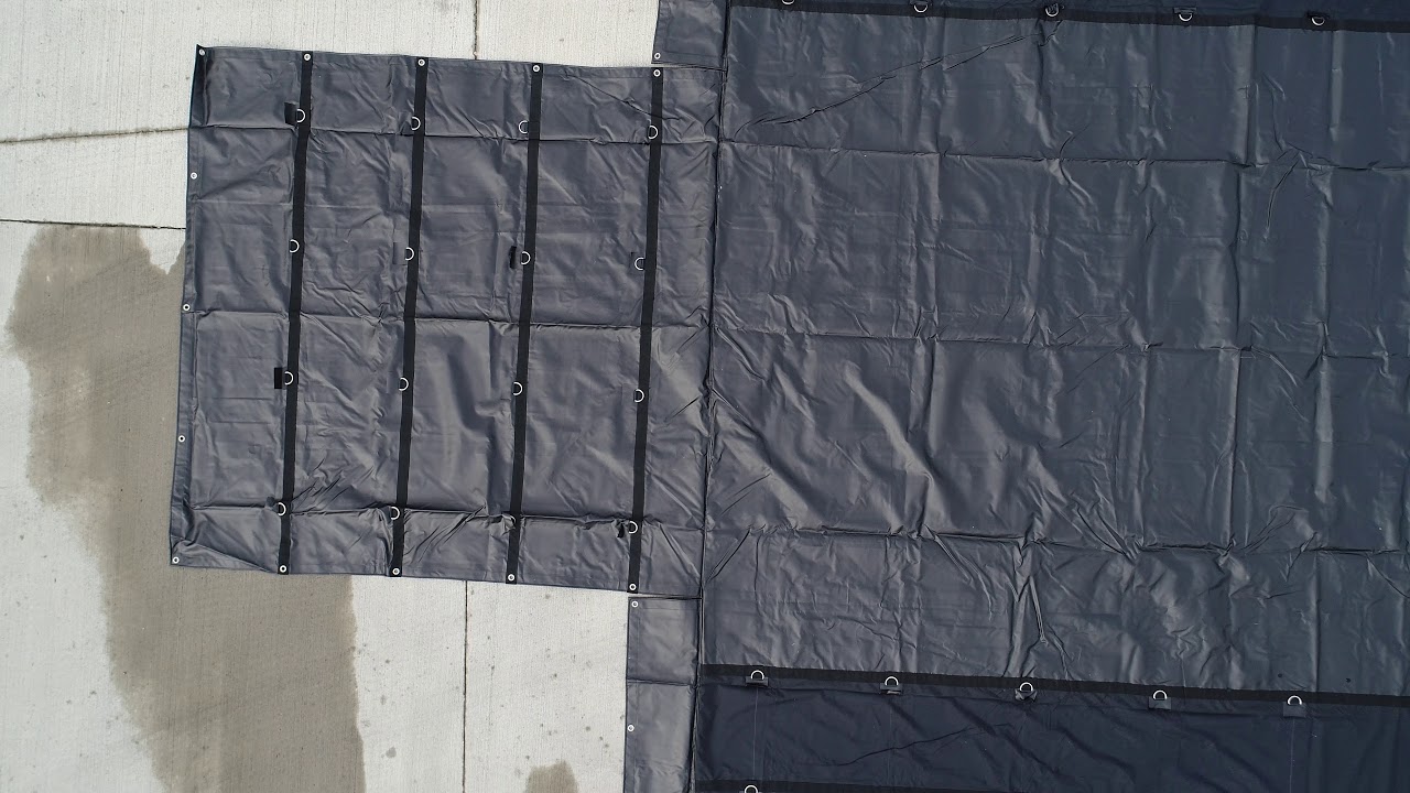 3PC PARACHUTE LUMBER TARP - 8ft DROP - FLY BY