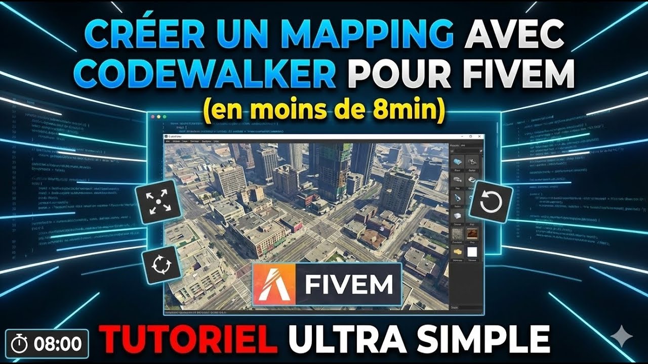 CREER UN MAPPING AVEC CODEWALKER POUR FIVEM (en moins de 8min)