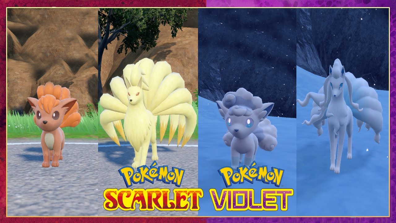 Pokemon Scarlet & Violet How To Evolve Vulpix Into Ninetales & Forms