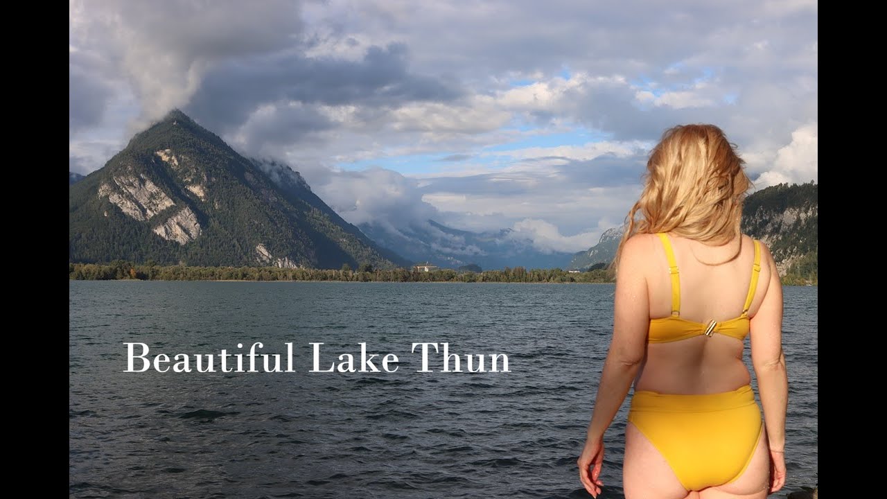 Peaceful Wild Swim in Switzerland’s Stunning Lake Thun CH