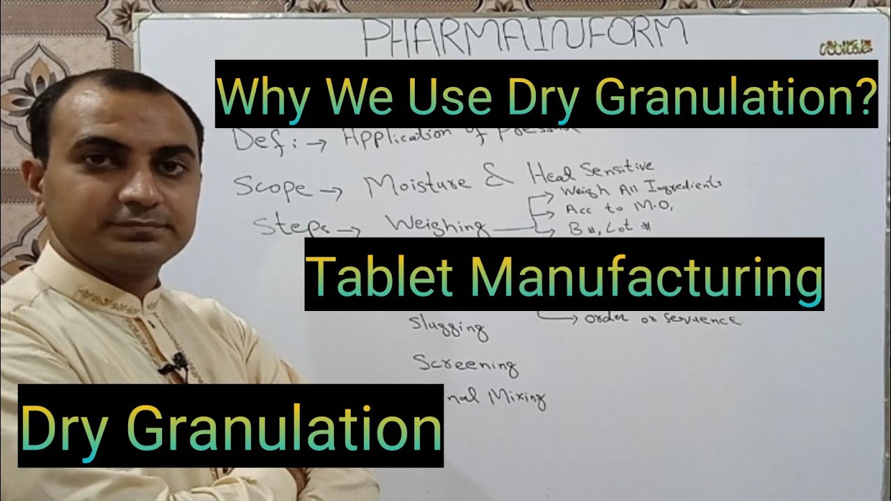 Dry Granulation | Types Of Granulation